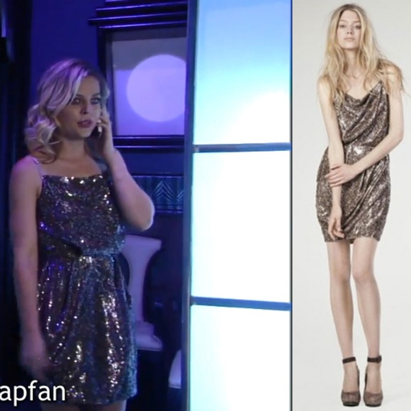 ALL SAINTS Vintage Velutina Python Sequin Dress - Picture 2 of 8